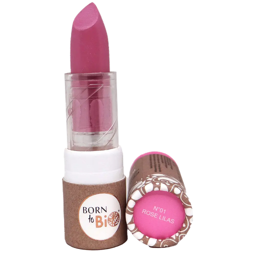[BLROMA01] Organic matte lipstick - #1 Lilac Pink