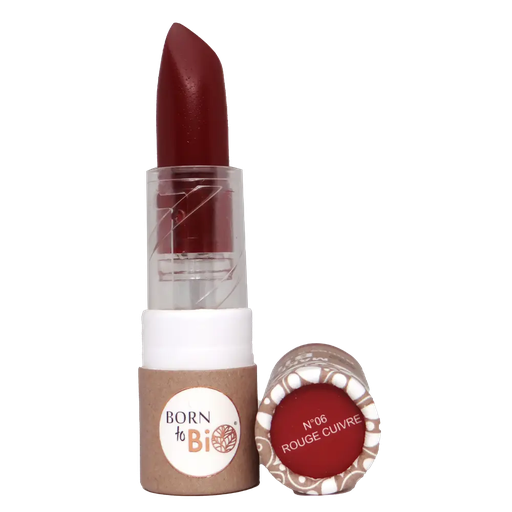 [BLROMA06] Rouge à lèvres mat bio - #6 Rouge Cuivre