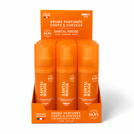[BRU0004] Brume Corps et Cheveux Santal Rouge - Modelite Nature