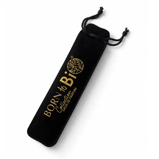 [AROAC0059] Pochette en Velours pour Eau de Parfum -Noir