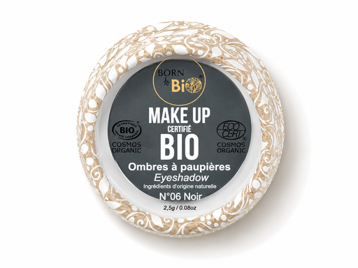 [BRFABI06] Certified organic eyeshadow #6 - Black