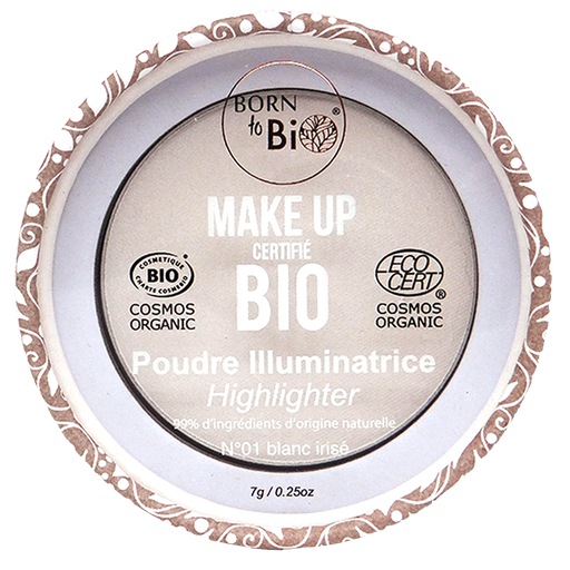 [BTILPO01] Certified organic highlighter powder - #1 Pearly White