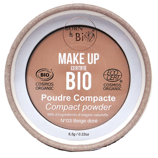 [BTPOCO03] Certified organic compact powder - #3 Golden Beige