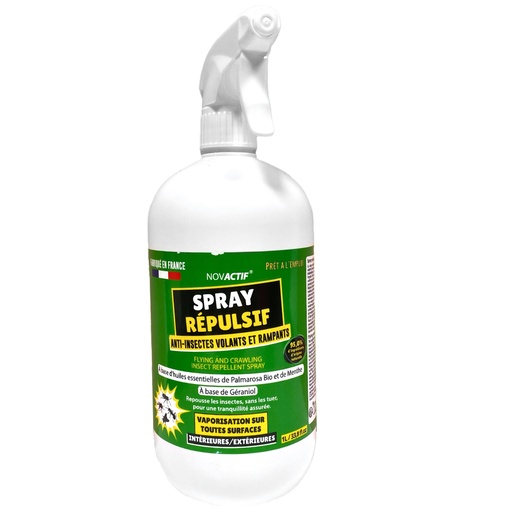 [CIDINS0001] Spray répulsif anti-insectes - Novactif 1l