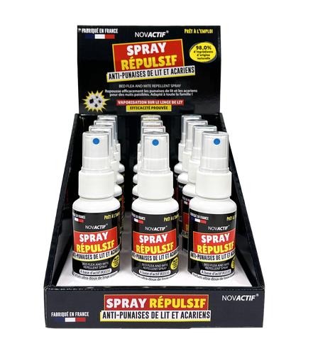 [CIDINS0003] Spray répulsif punaises de lit et acariens - Novactif 75 mL