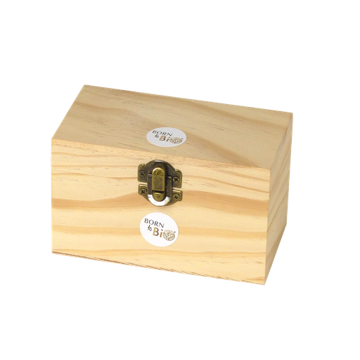 [AROAC0017] Boîte de rangement bois - 8 Bouteilles X 10 mL - 13 X 7 X 8 Cm