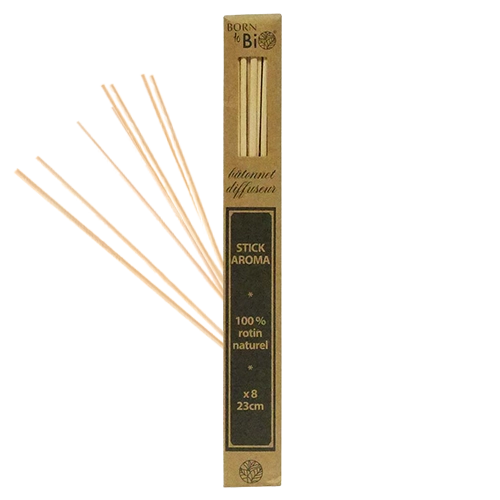 [AROAC0022] Diffuseur stick rotin x8 - 23 Cm