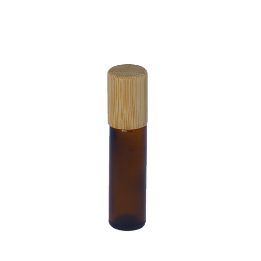[AROAC0043] Bouteille applicateur roll-on - 10 mL - Bouchon Bambou