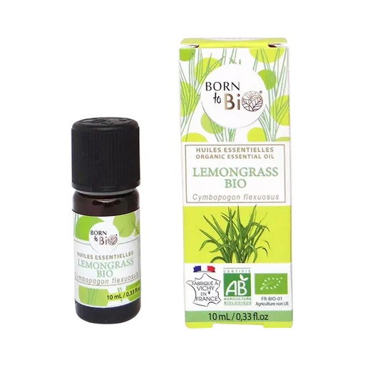 [AROHE0003] Organic lemongrass essential oil - 10 mL
