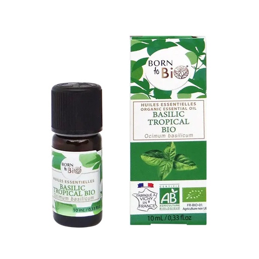 [AROHE0011] Huile essentielle bio basilic tropical - 10 mL