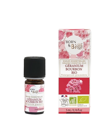 [AROHE0036] Huile essentielle géranium bourbon bio - 5 mL