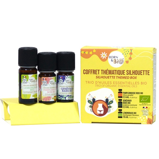 [AROKH0003] Coffret thématique silhouette trio d’huiles essentielles bio