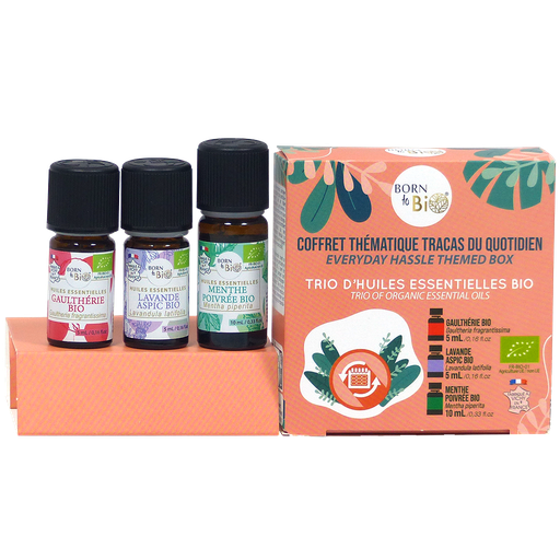 [AROKH0002] Coffret thématique tracas du quotidien trio d’huiles essentielles bio