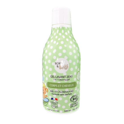 [BIOBB0001] Gel lavant certifié biologique - Corps et Cheveux Pour Bébé - 300 mL