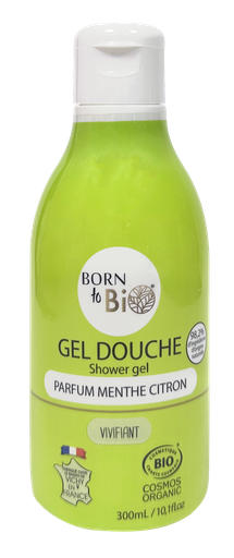 [BIODO0018] Gel douche certifié Bio - Menthe & citron - 300ML