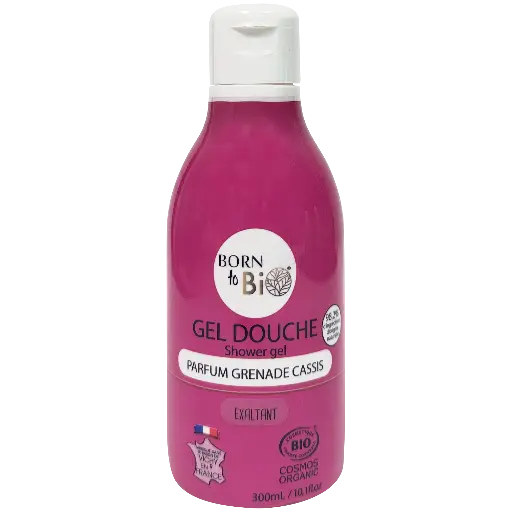[BIODO0017] Gel douche certifié bio - Cassis & Grenade - 300 mL
