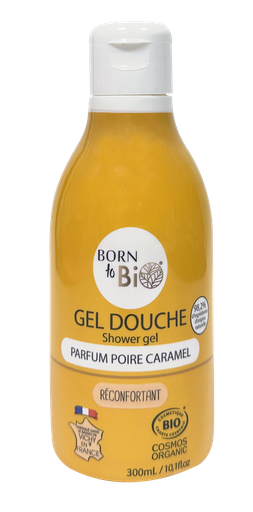 [BIODO0016] Gel douche certifié Bio - Poire & Caramel - 300ML