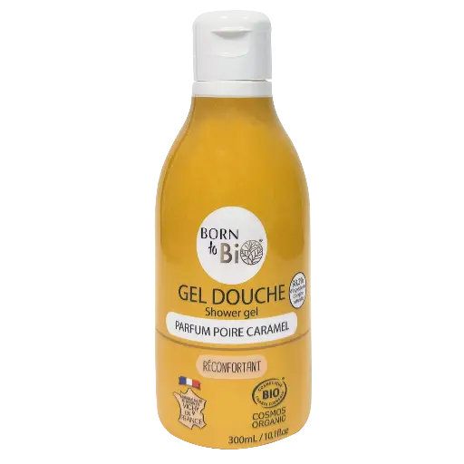 [BIODO0016] Gel douche certifié bio - Poire & Caramel - 300 mL