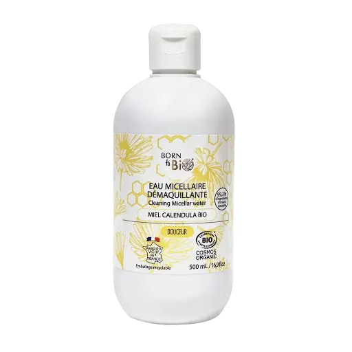 [BIOVI0006] Certified organic micellar water - Organic Calendula Honey - 500 mL
