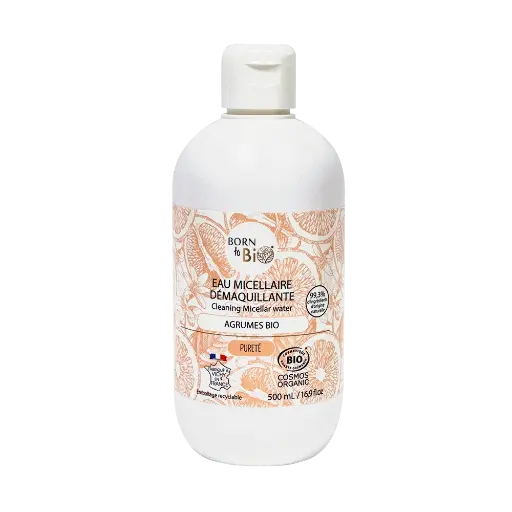 [BIOVI0008] Eau micellaire certifiée bio - Agrumes Bio - 500 mL - Bio