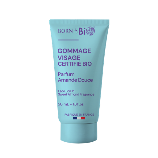[BIOVI0038] Gommage visage parfum Amande douce - Certifié Bio - 50 ML