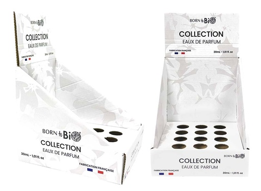 [DISP12EDPWHI] Display parfum blanc (12 parfums)