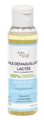 [BIOVI0035] HUILE DEMAQUILLANTE LACTEE COSMOS ORGANIC - BORN TO BIO 100ML 