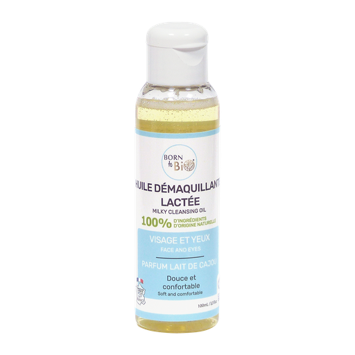 [BIOVI0035] Huile démaquillante lactée certifiée bio - 100 mL