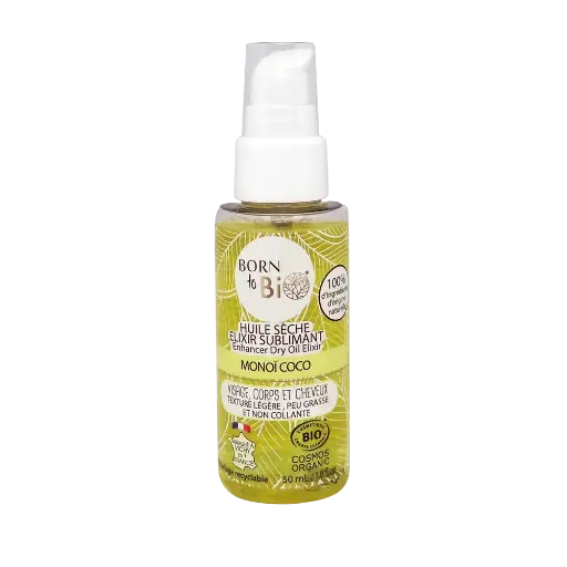 [BIOCO0004] Huile sèche élixir sublimant - Monoï Coco - 50 mL