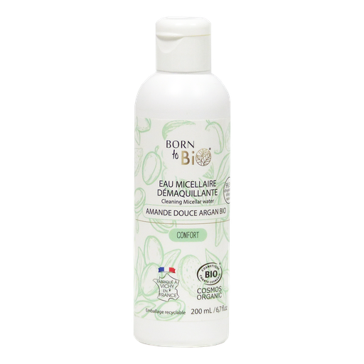 [BIOVI0004] Eau micellaire certifiée bio - Amande et Argan Bio - 200 mL